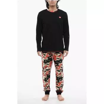 Эластичный хлопок UMSET-WILLIAM Длинный пижамный комплект Diesel, Multicolor