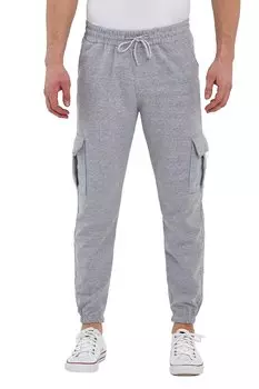 Эластичный мужской спортивный костюм с карманами-карго Rodi, серый