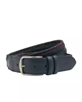 Эластичный плетеный мужской ремень Mirto, синий
