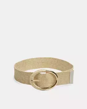 Эластичный пояс типа рафии Pieces, цвет Natural