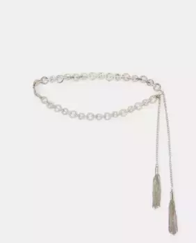 Эластичный поясной обруч Latouche, серебряный