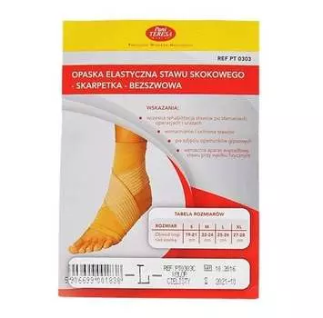 Эластичный ремешок PANI TERESA на щиколотке - бесшовный носок L x 1 шт. MEDICA