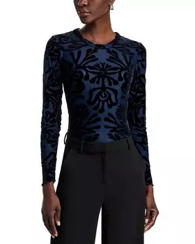 Эластичный топ Alia Sea, синий