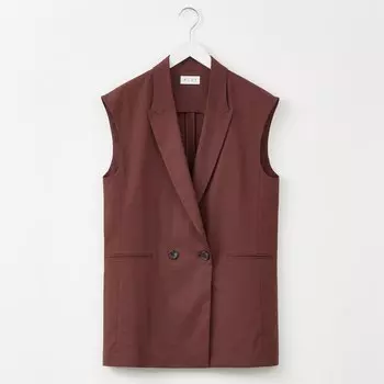 Эластичный жилет из искусственного льна PLST