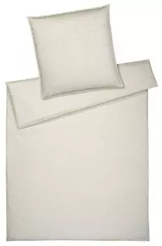 Элегантная атласная наволочка Mako одинарная, цвет зебра, кремовый, размер 40х80 Elegante