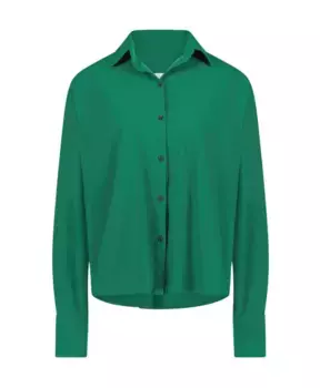 Элегантная блузка из технического джерси Jane Lushka, зеленый
