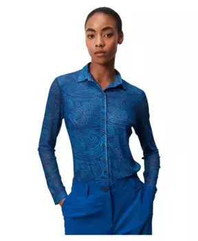 Элегантная блузка | Jane Lushka, синий