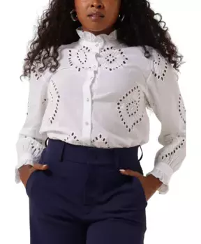 Элегантная блузка Роберта Moliin, белый