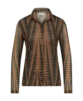 Элегантная блузка | темно Jane Lushka, мультиколор