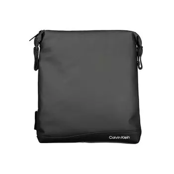 Элегантная черная сумка через плечо с контрастными деталями Calvin Klein