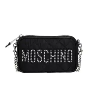 Элегантная и универсальная сумка через плечо Moschino, черный