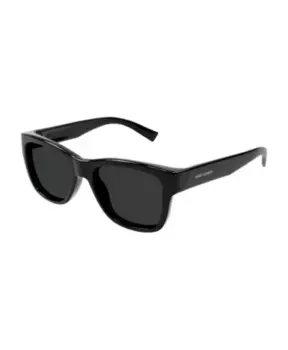 Элегантная кожаная сумка через плечо Saint Laurent, черный