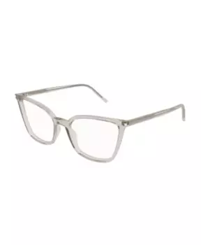 Элегантная кожаная сумка через плечо Saint Laurent, серый