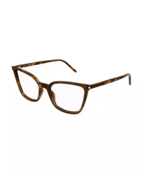 Элегантная кожаная сумка через плечо Saint Laurent, коричневый