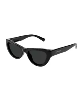 Элегантная кожаная сумка через плечо Saint Laurent, черный