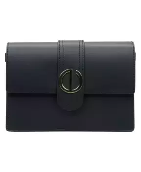 Элегантная кожаная сумочка Estro, черный