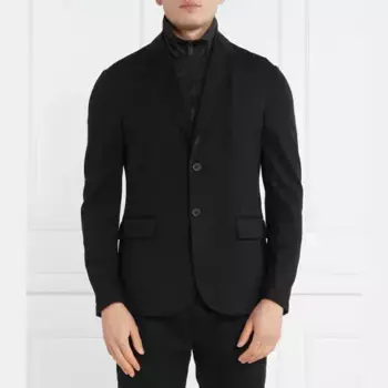 Элегантная куртка классического кроя Armani Exchange, черный