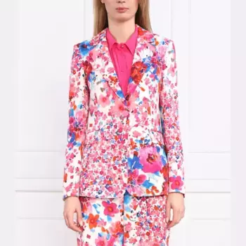 Элегантная куртка классического кроя Liu Jo, розовый