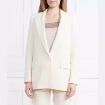 Элегантная куртка классического кроя Marella, экрю