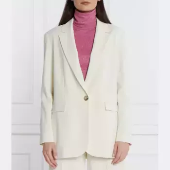 Элегантная куртка классического кроя Max&Co., экрю