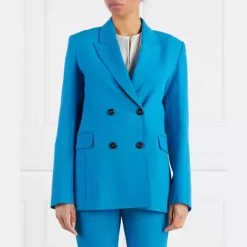 Элегантная куртка классического кроя Max&Co., синий