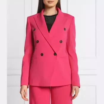 Элегантная куртка классического кроя Patrizia Pepe, фуксия