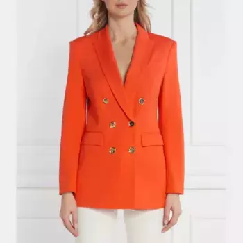 Элегантная куртка классического кроя Pinko, оранжевый