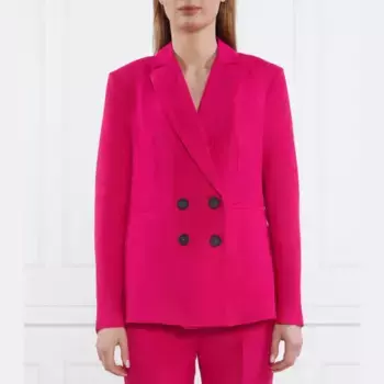 Элегантная куртка классического кроя с добавлением белья Liviana Conti, розовый