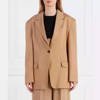 Элегантная куртка оверсайз Agura Hugo, бежевый