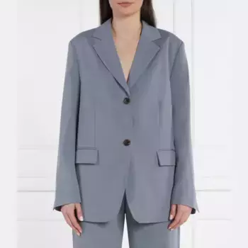 Элегантная куртка Saluzy классического кроя с добавлением шерсти Samse Samse, серый