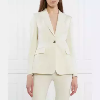 Элегантная куртка Signum классического кроя Pinko, белый