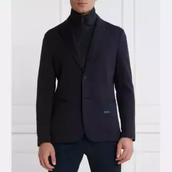 Элегантная куртка стандартного кроя 2 в 1 Armani Exchange, синий