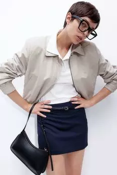 Элегантная мини-юбка H&M, синий