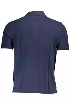 Элегантная мужская рубашка-поло из хлопка La Martina, синий