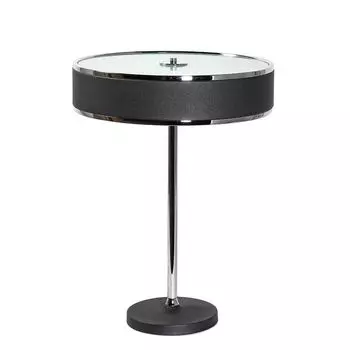 Элегантная настольная лампа круглая 35см Высота: 47см Современный металлический матовый графитовый прикроватный светильник LORSAN Licht-Erlebnisse, мультиколор