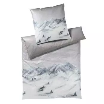 Элегантная наволочка из атласа Мако индивидуально, горный волшебный цвет, натуральный размер 80х80см Elegante