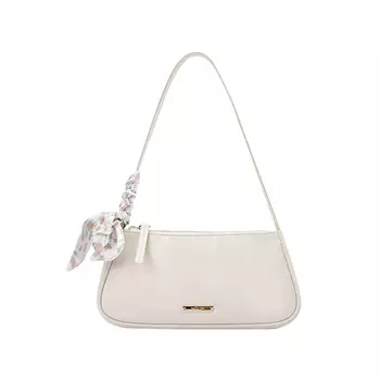 Элегантная повседневная женская сумка через плечо из ткани с нейлоном SEM/R, Milk White