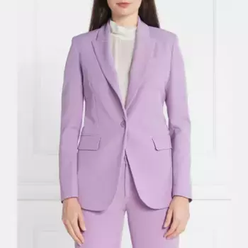 Элегантная роскошная куртка классического кроя Liu Jo, лавандовый