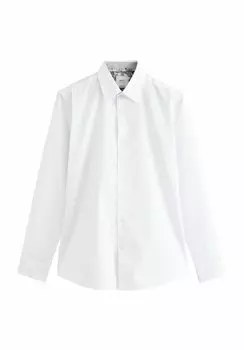 Элегантная рубашка EASY CARE TEXTURED TRIMMED Next, белый