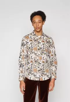 Элегантная рубашка Jprblaexpress Flower Print Shirt Jack & Jones, цвет cloud dancer