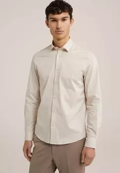 Элегантная рубашка Met Stretch WE Fashion, бежевая