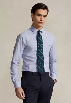 Элегантная рубашка Slim Fit Shirt Polo Ralph Lauren, цвет light blue/white