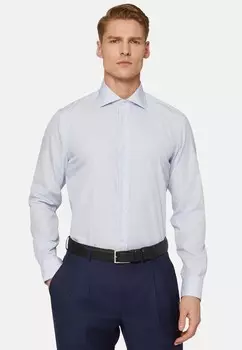 Элегантная рубашка STRIPED Boggi Milano, светло-голубой