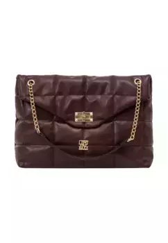 Элегантная стеганая сумка с ручкой Cipo & Baxx, красный