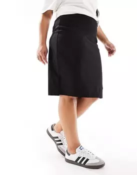 Элегантная темно-синяя мини-юбка с карманами ASOS DESIGN