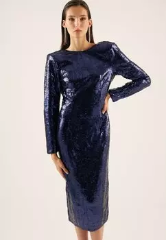 Элегантное платье Anna Field, темно-синее