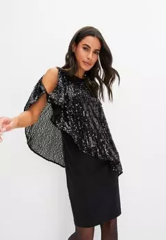 Элегантное платье bonprix, черный