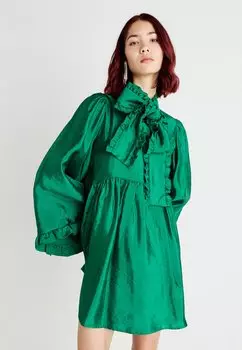 Элегантное платье BOW MINI DRESS Sister Jane, зеленый