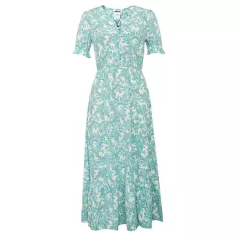 Элегантное платье Deep Breath с V-образным вырезом, горошек