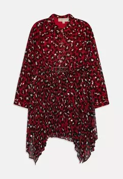 Элегантное платье Dress Michael Kors Kids, цвет dark red